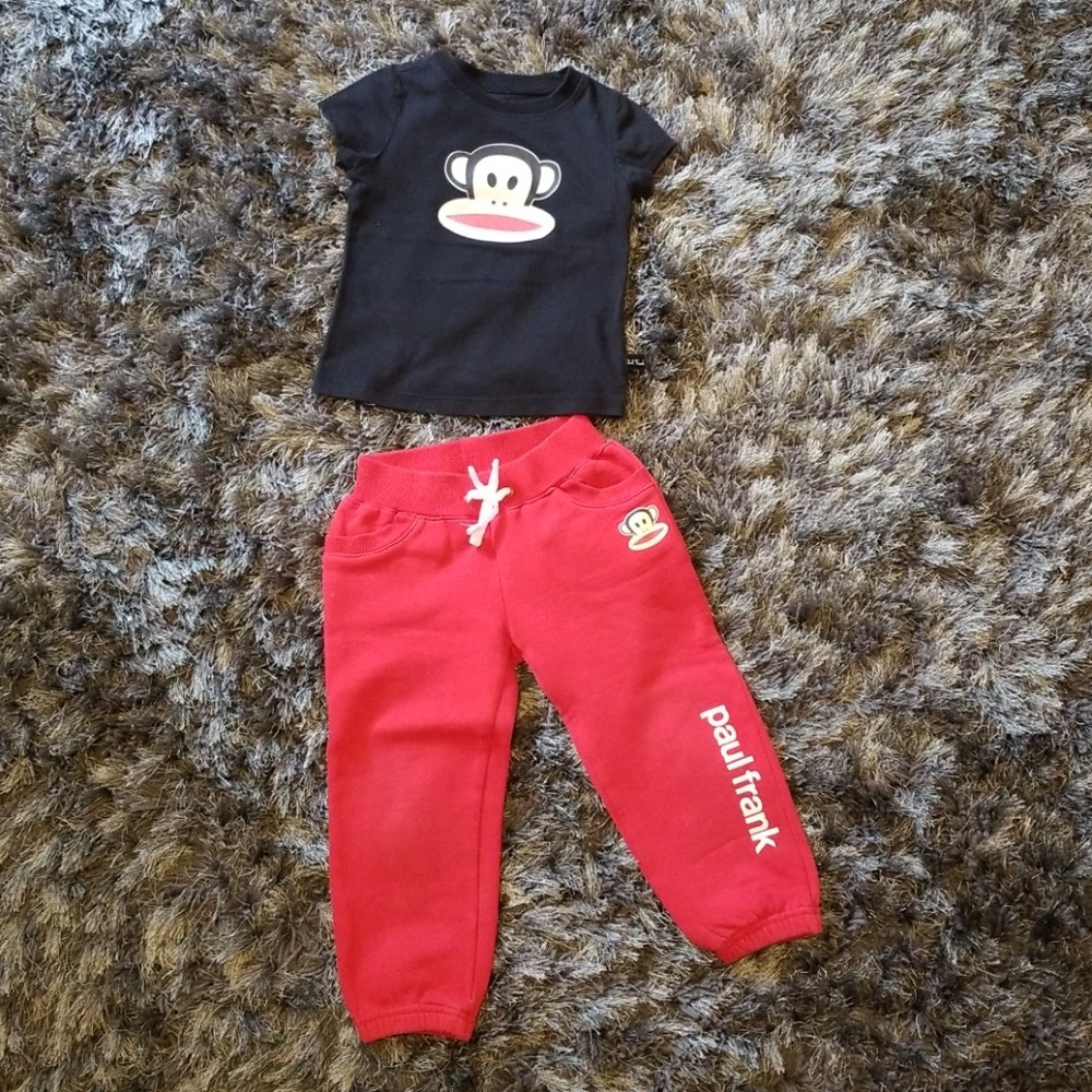 Paul frank shirt and sweatpants